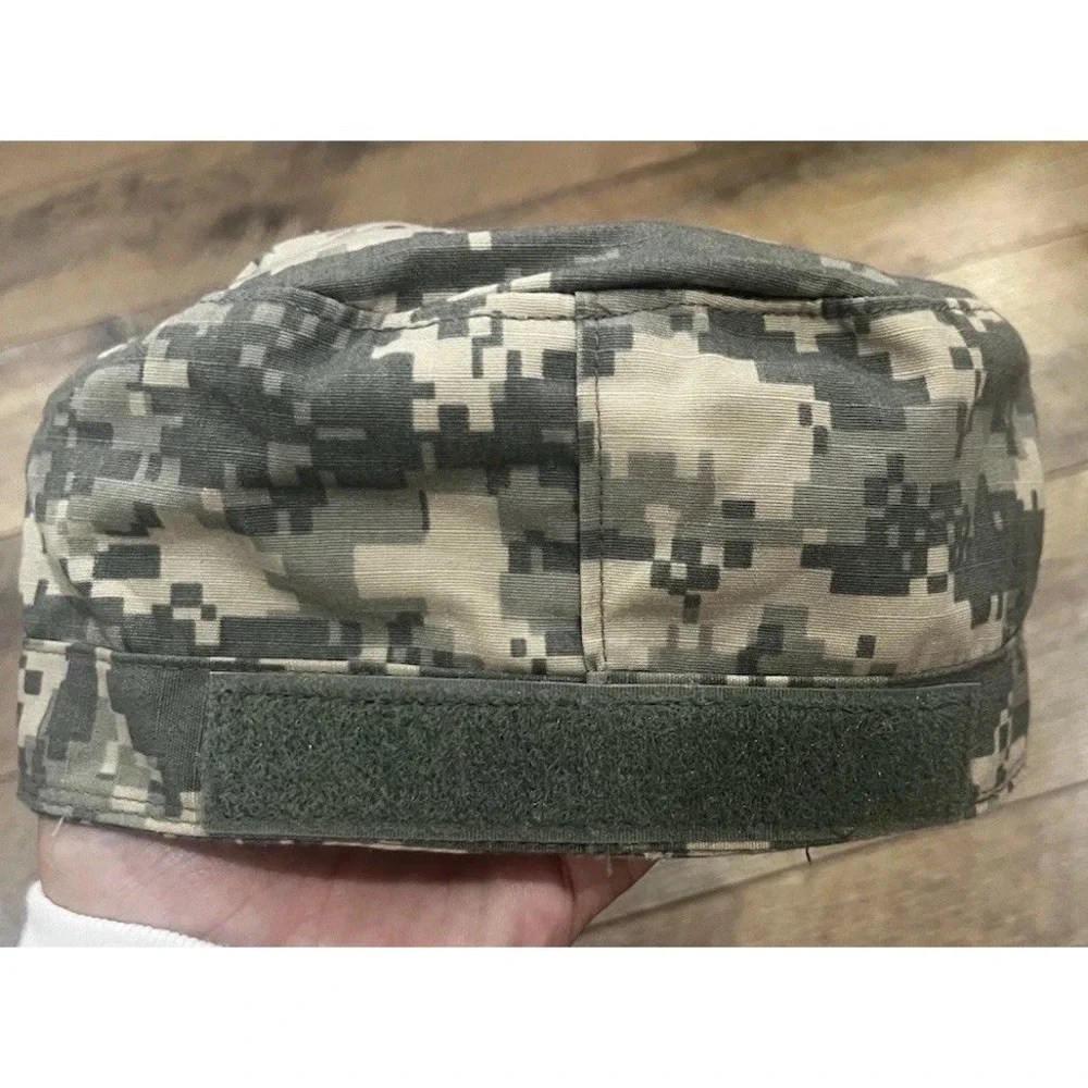 Vintage 2005 U.S. Army Patrol Cap Hat Digital Camo 7‎ 3/4 Sekri Industries Y2k